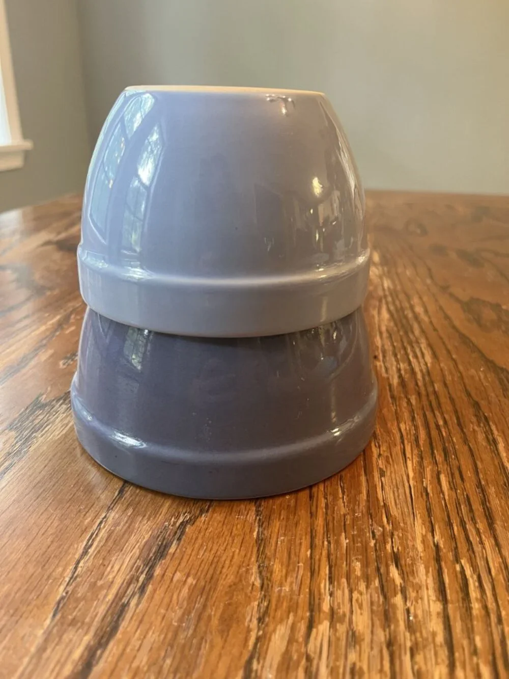 Country Kitchen Ceramic Small Mixing Bowls Set Of 2 Blue Dishwasher Microwave Sa